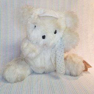 Vintage Ms. Noah 1976 Samuel Thumb & Blanket Bear Stuffed Animal Plush w/ Tags
